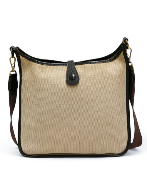 Grand Evelyne toile et cuir HERMES