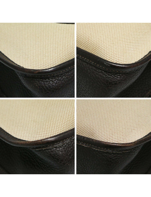 Grand Evelyne toile et cuir HERMES