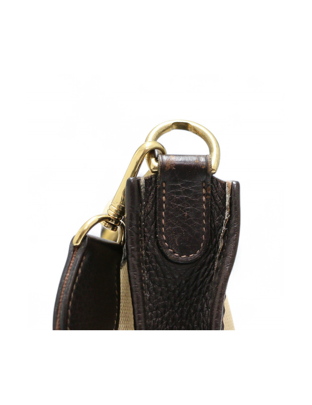 Grand Evelyne toile et cuir HERMES