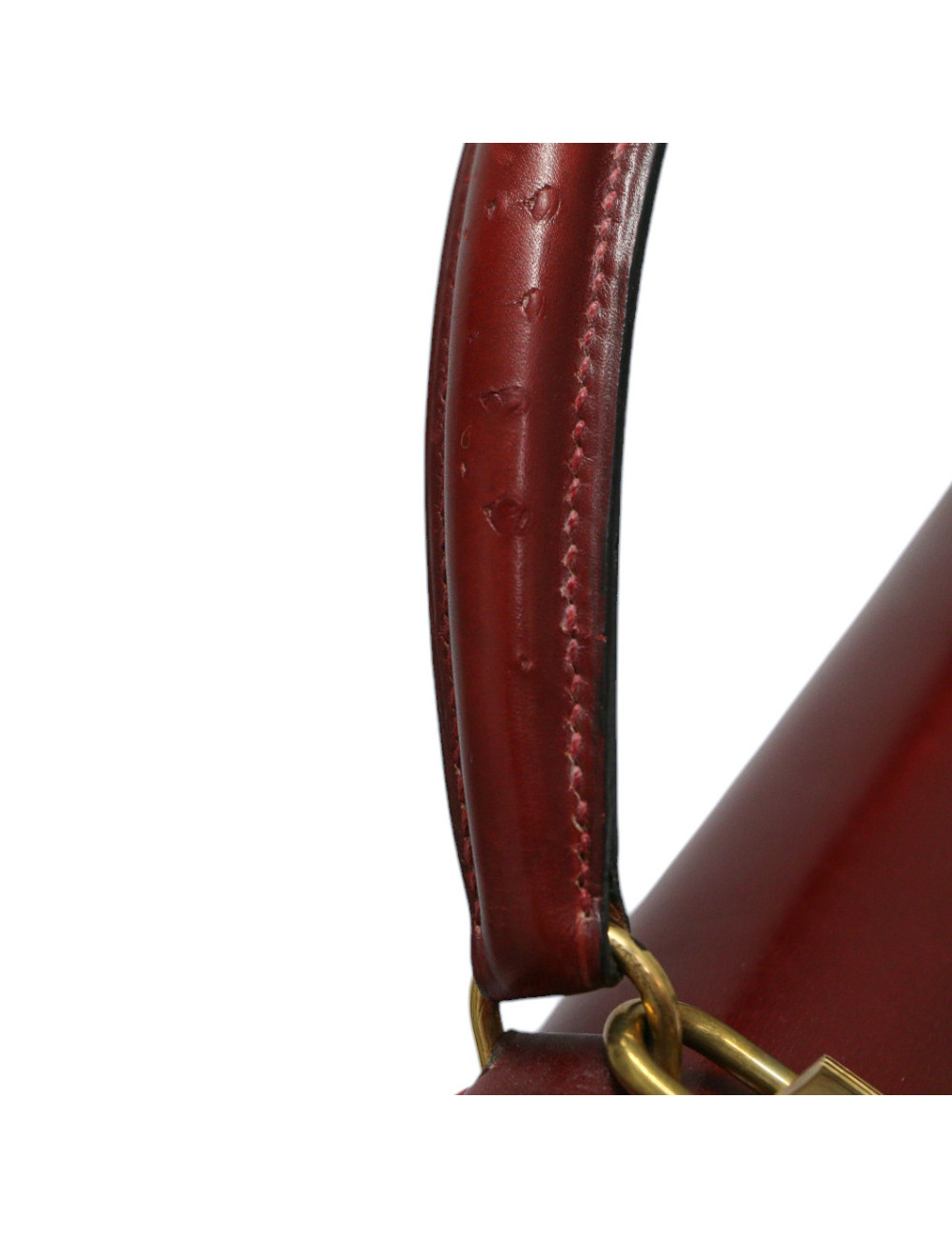 Kelly 32 HERMES retourné boxx rouge H