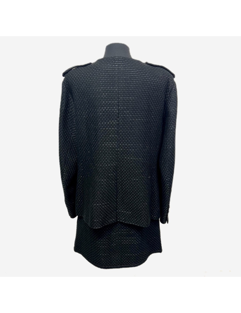 Veste CHANEL T50 tweed noir