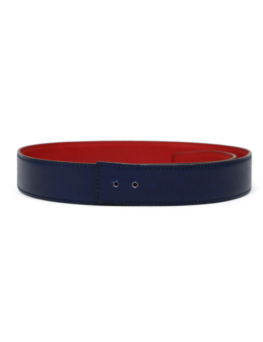 Ceinture HERMES réversible T 75 sans boucle