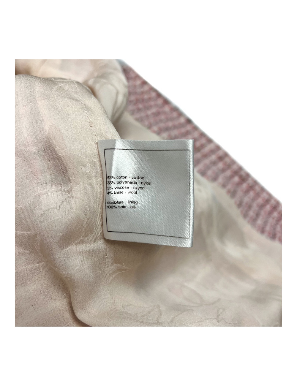 Veste rose CHANEL T 38 