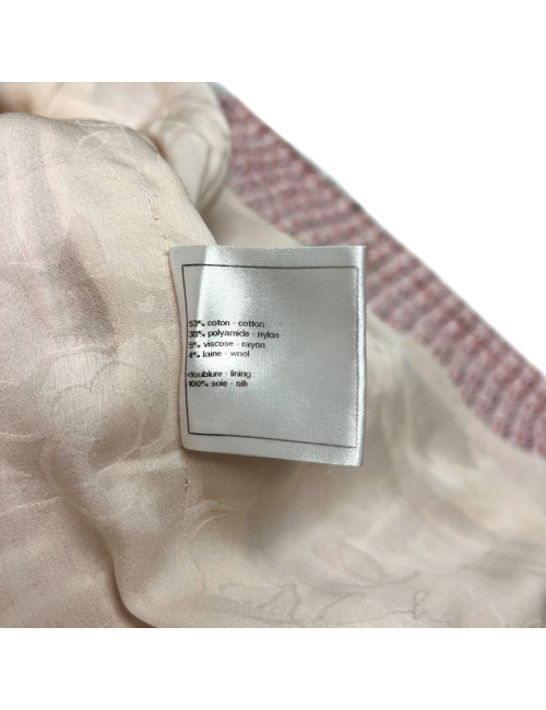 Veste rose CHANEL T 38 