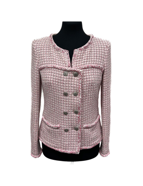 Veste rose CHANEL T 38 