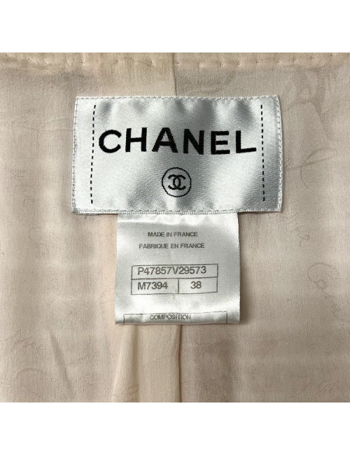 Veste rose CHANEL T 38 