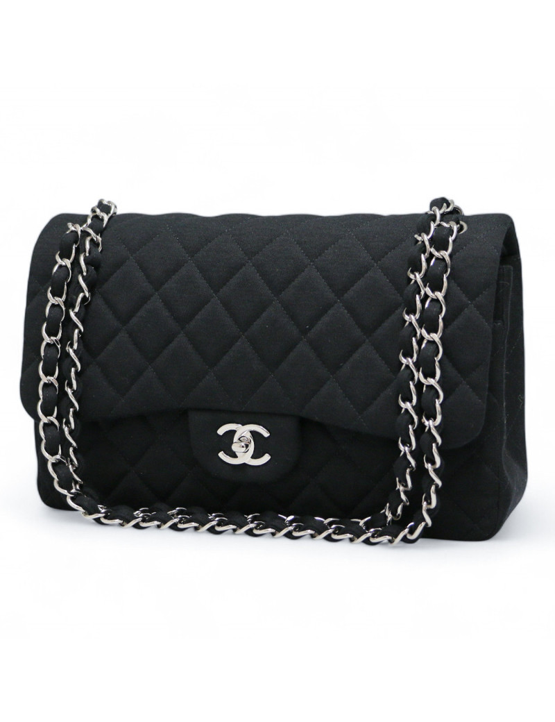 Jumbo CHANEL jersey noir