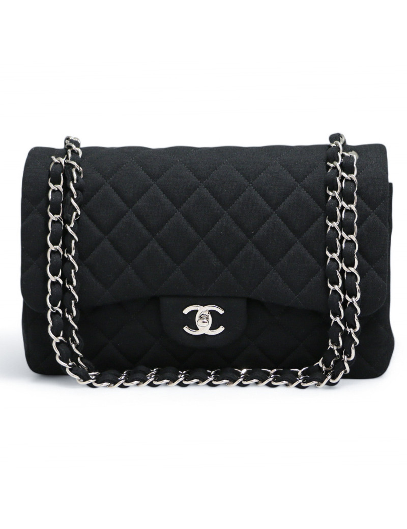 Jumbo CHANEL jersey noir