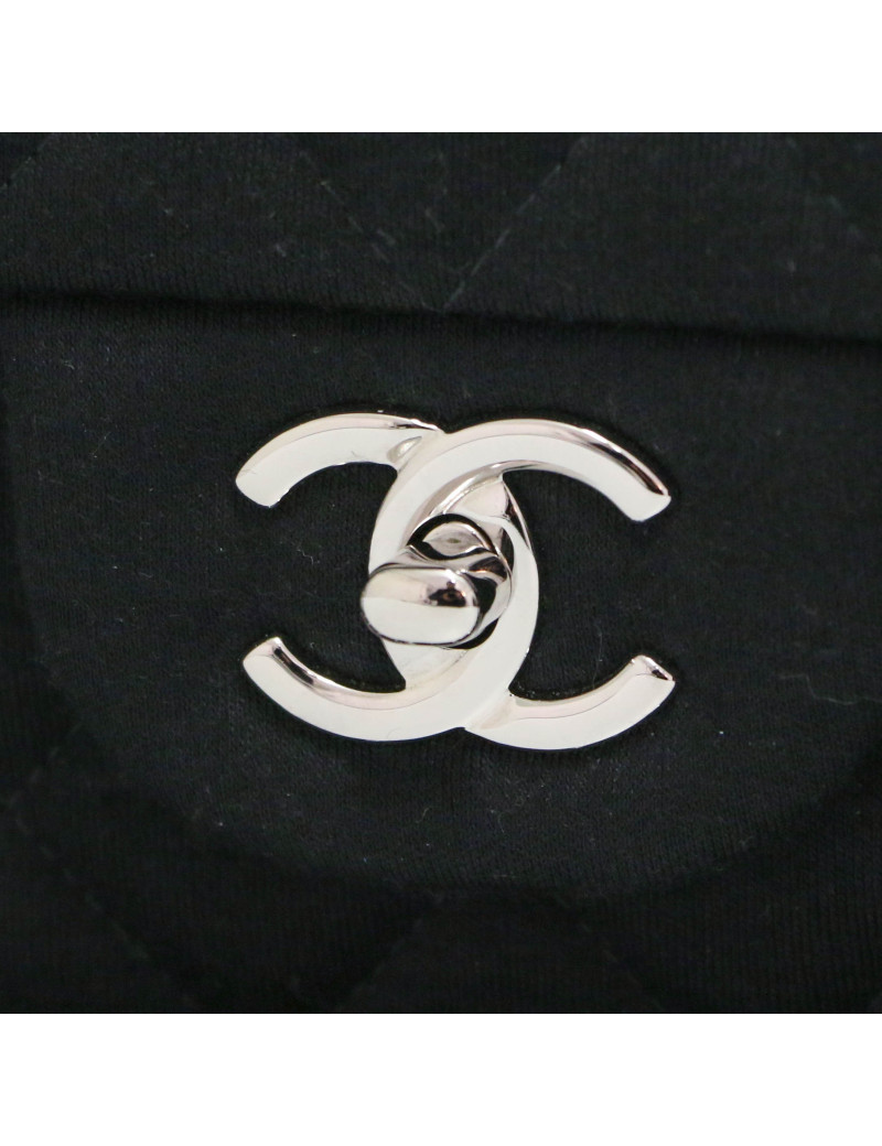 Jumbo CHANEL jersey noir