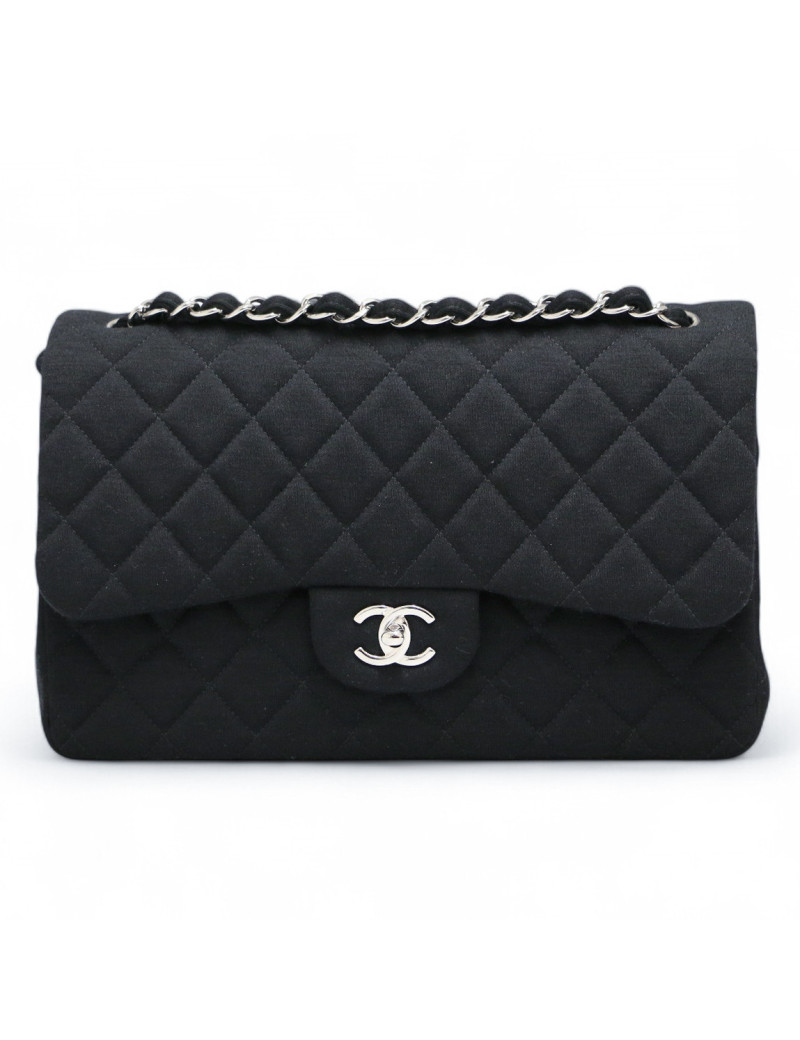 Jumbo CHANEL jersey noir