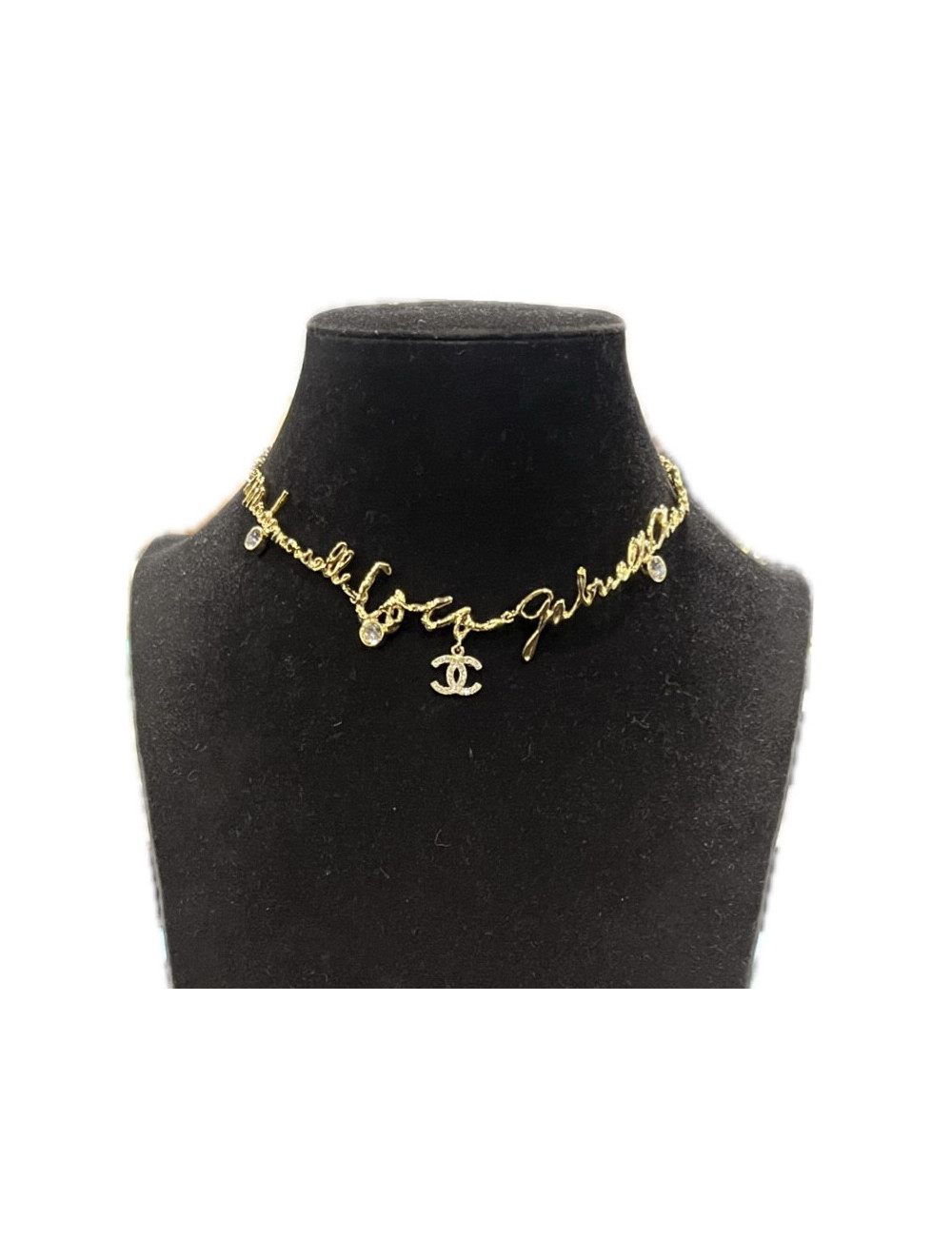 Collier rigide CHANEL doré