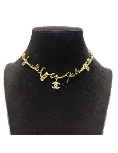 Collier rigide CHANEL doré