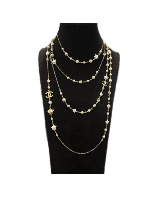 Multirangs CHANEL nacré et doré