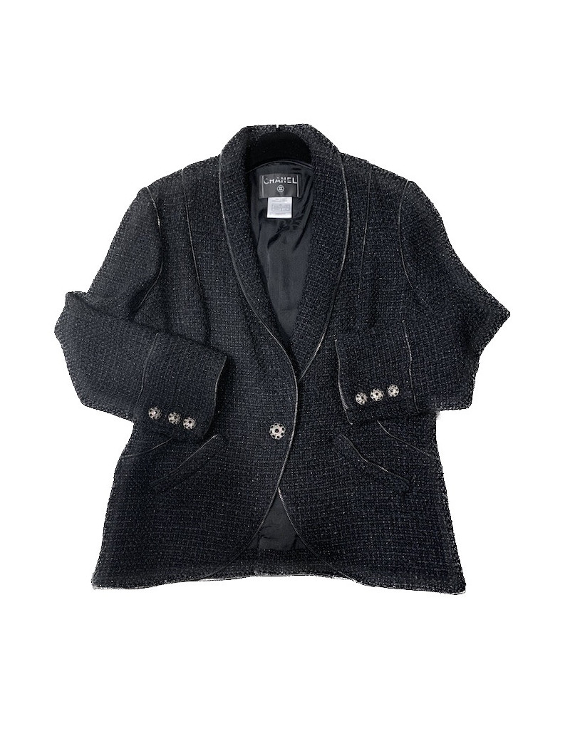 Veste CHANEL T 44 noire 