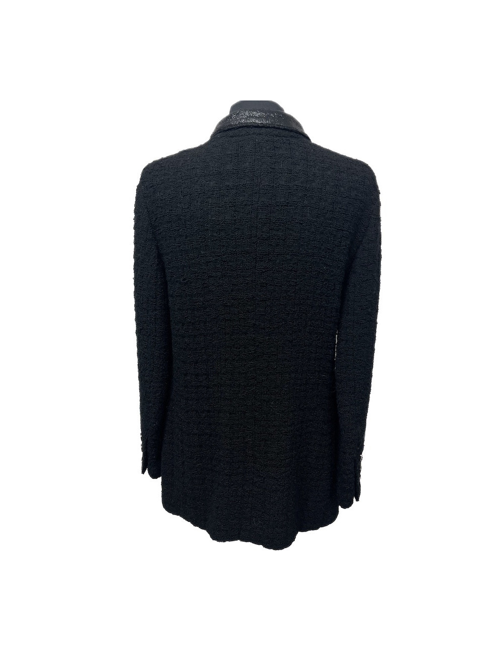 Veste T 42 CHANEL tweed noir