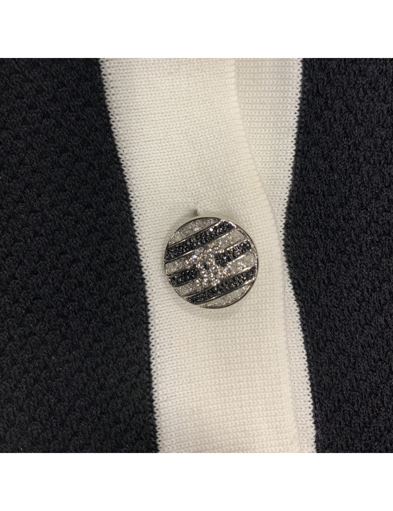 Robe CHANEL T36 cachemire noir