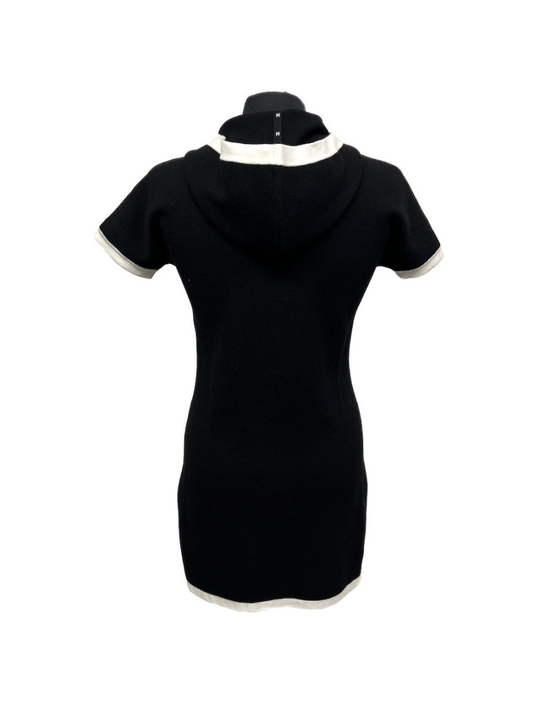 Robe CHANEL T36 cachemire noir