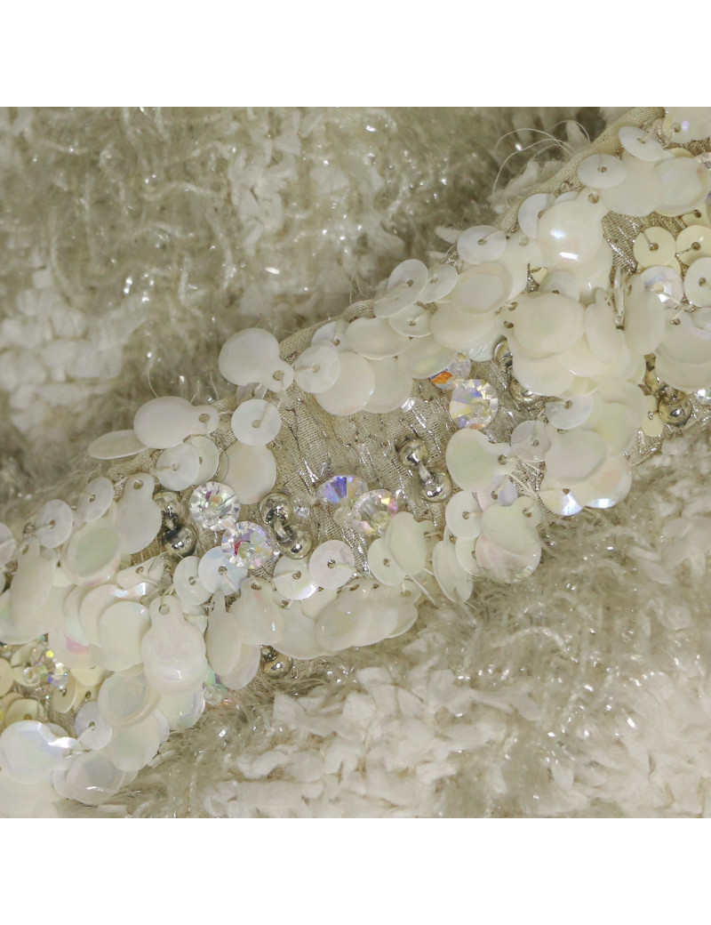 Robe pull T 38 CHANEL laine noire et blanche imprimé géométrique