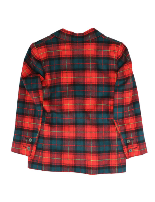 Veste YSL carreaux Vintage