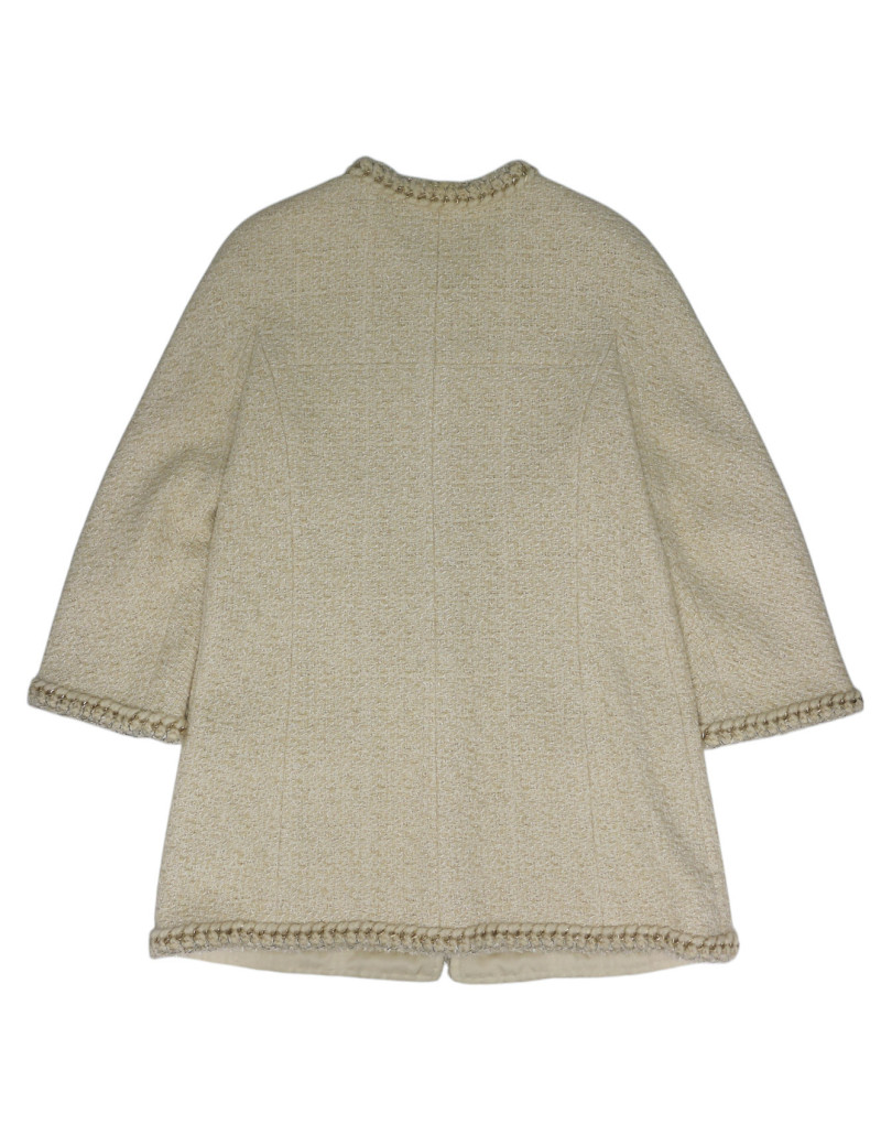 Veste longu CHANEL beige T44