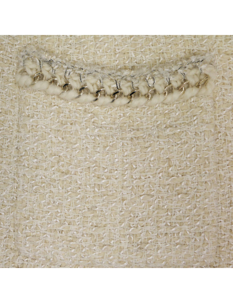 Veste longu CHANEL beige T44