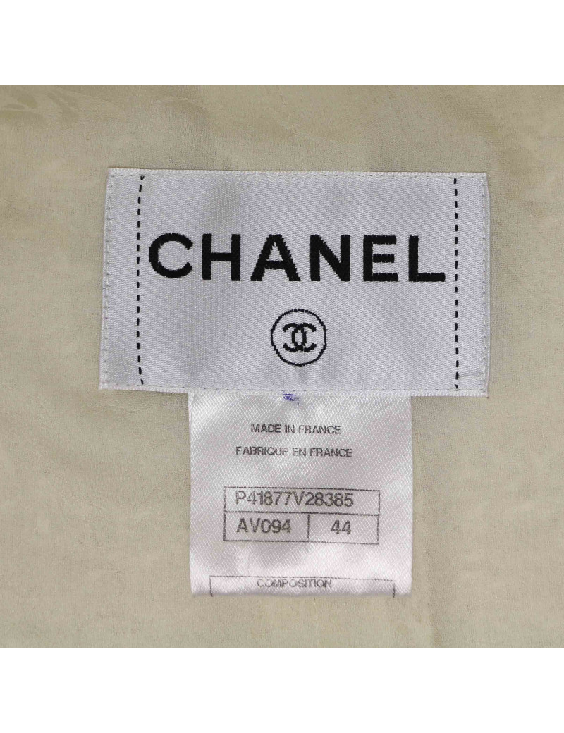 Veste longu CHANEL beige T44