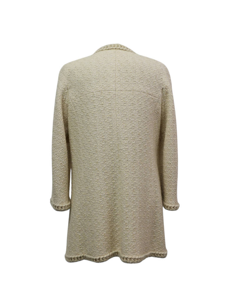 Veste longu CHANEL beige T44