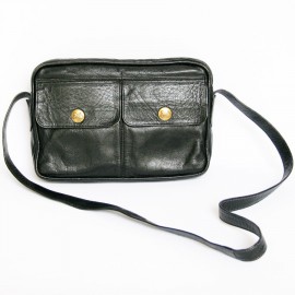 Small bag CÉLINE vintage black leather