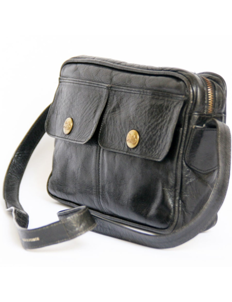Petit sac CELINE en cuir noir