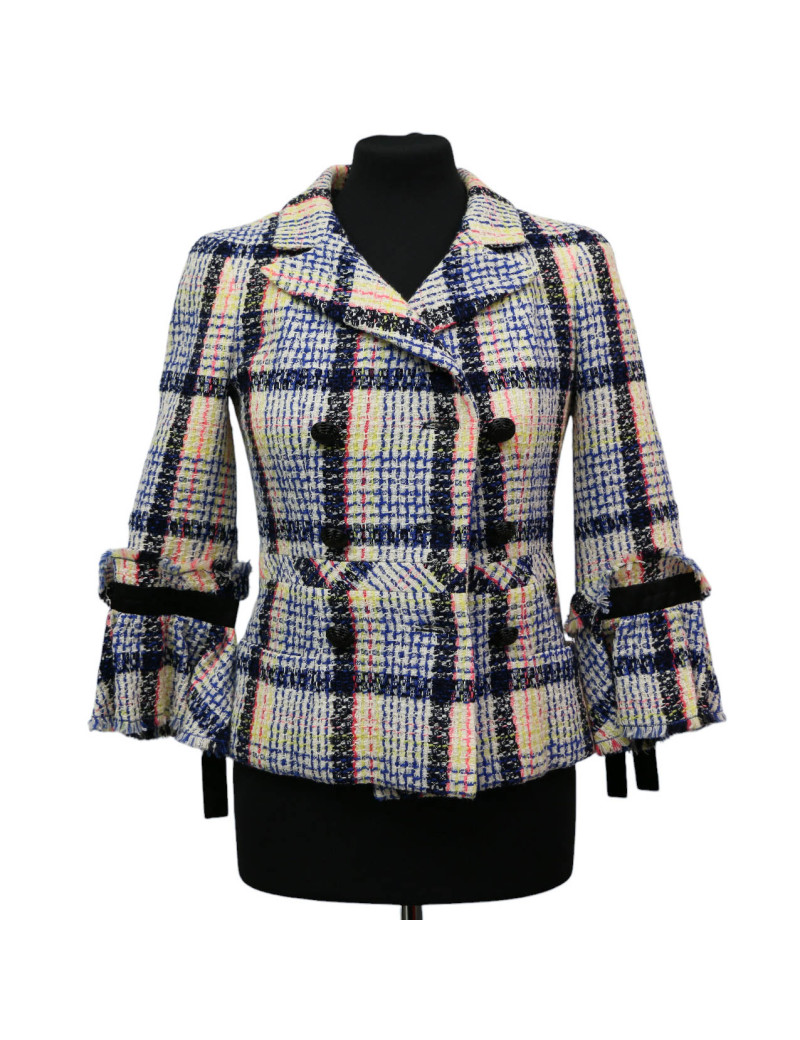 Veste CHANEL tweed multicolore