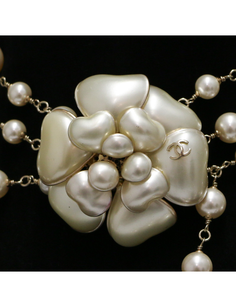 Classic white CHANEL dress