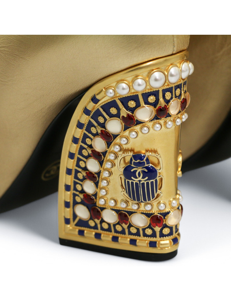 Robe pull T 38 CHANEL laine noire et blanche imprimé géométrique