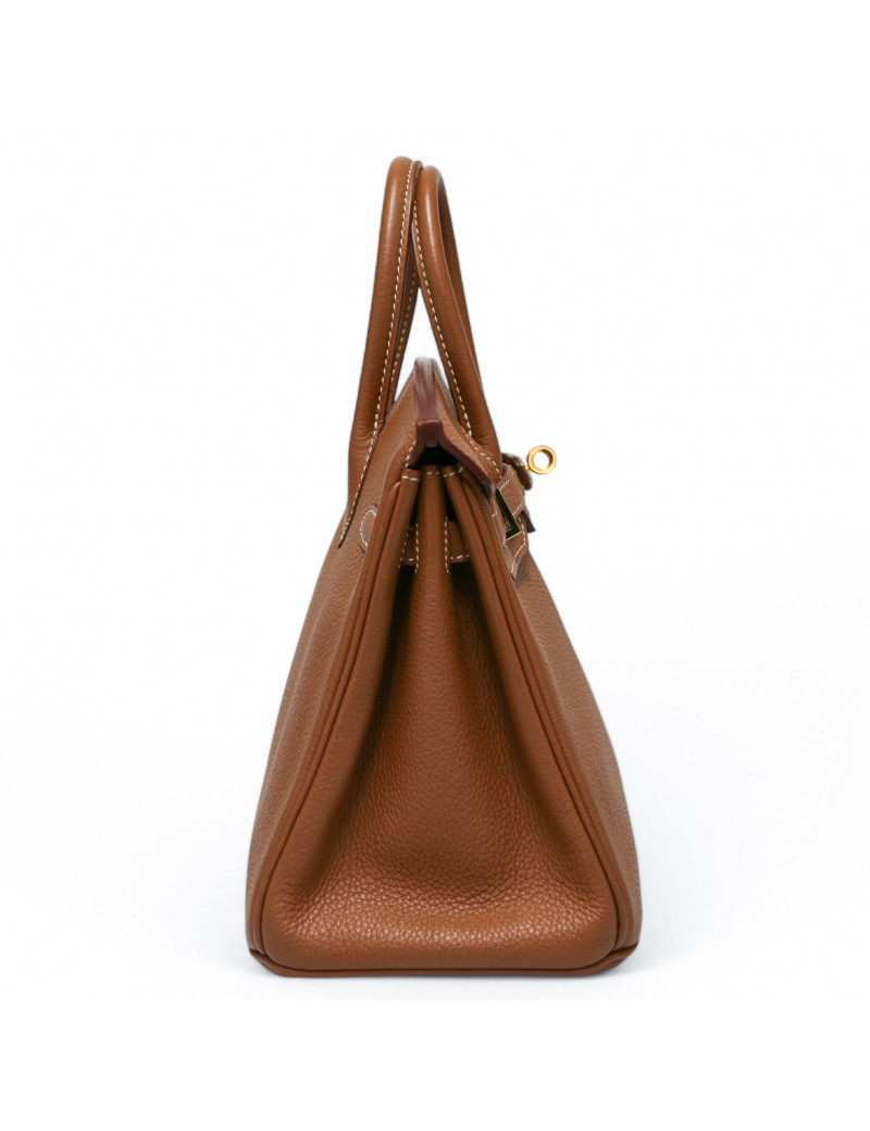 Birkin 25 Hermès togo gold : livraison express dans le monde entier