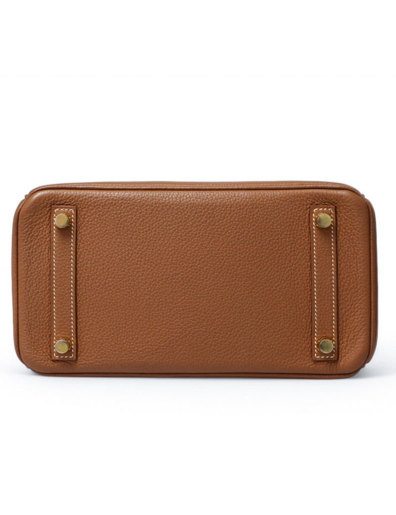 Birkin 25 Hermès togo gold : livraison express dans le monde entier