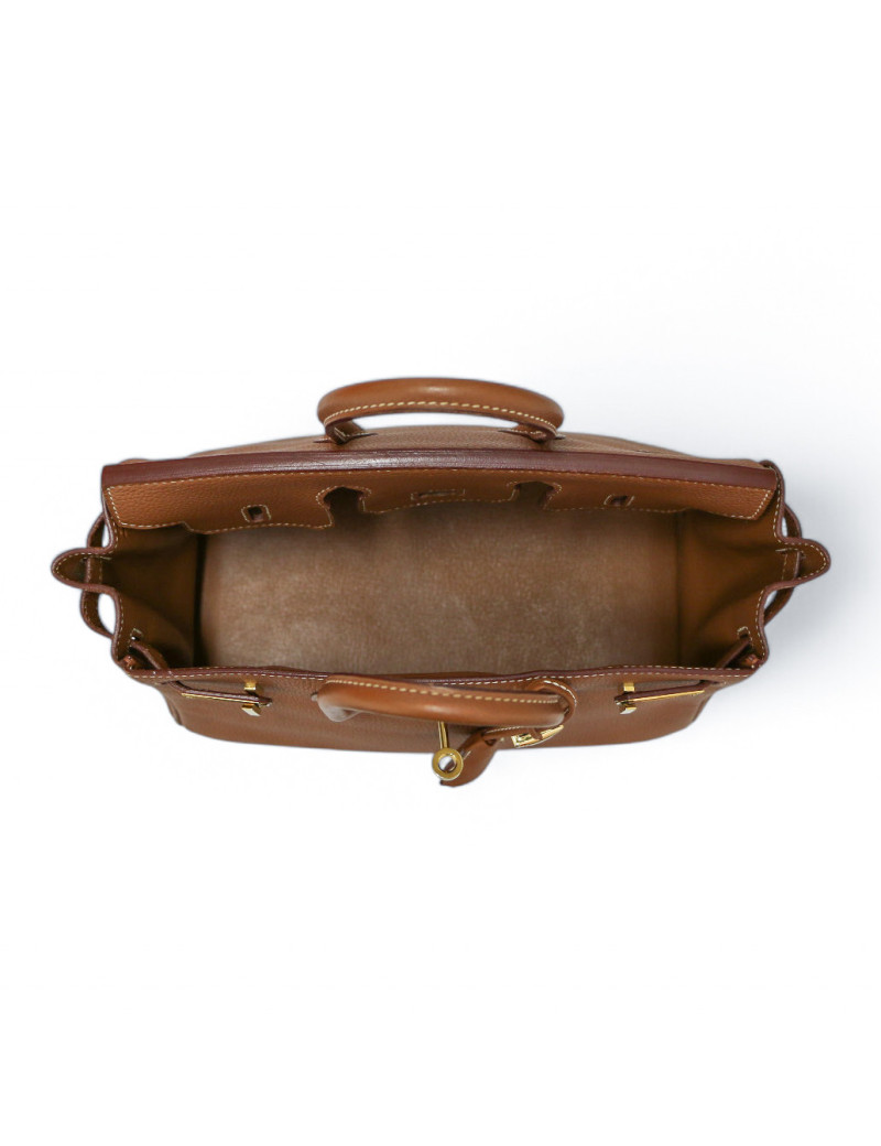 Birkin 25 Hermès togo gold : livraison express dans le monde entier