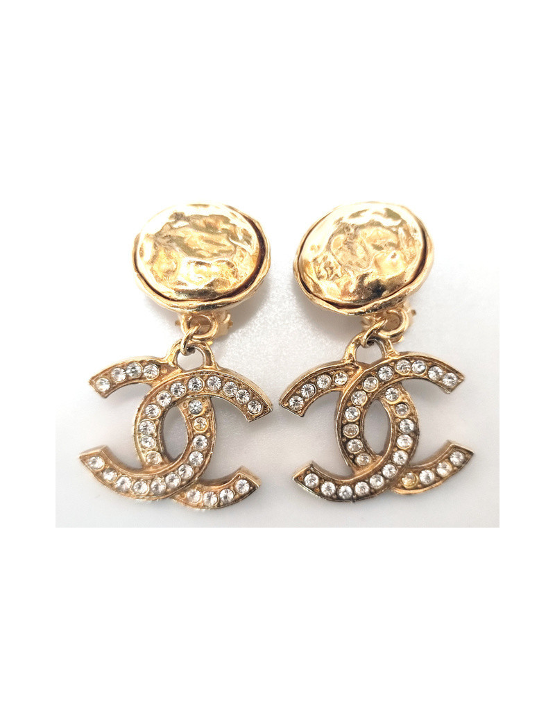 Pendants CHANEL CC strass