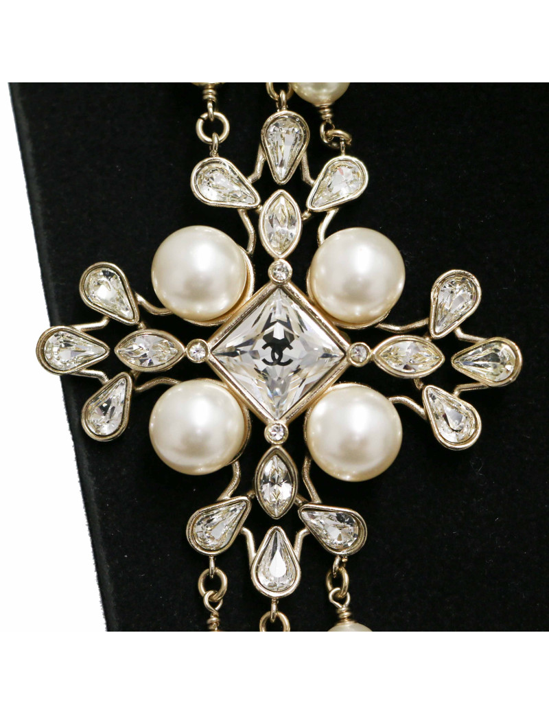 Sautoir CHANEL multichaines doré