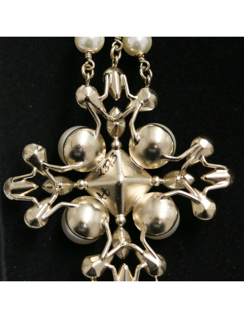 Sautoir CHANEL multichaines doré