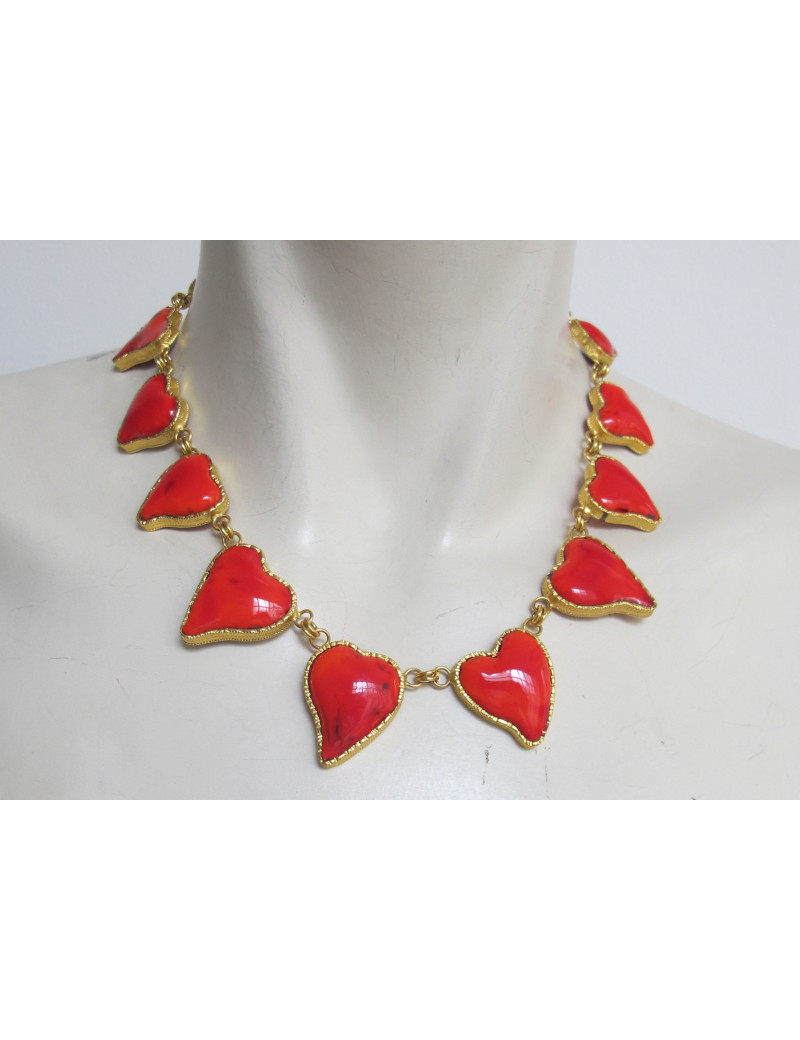 collier "HEARTS" MARGUERITE DE VALOIS