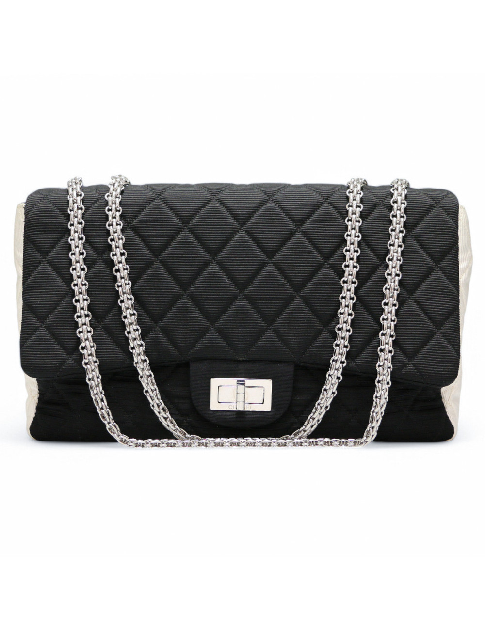 sac 255 chanel noir et blanc