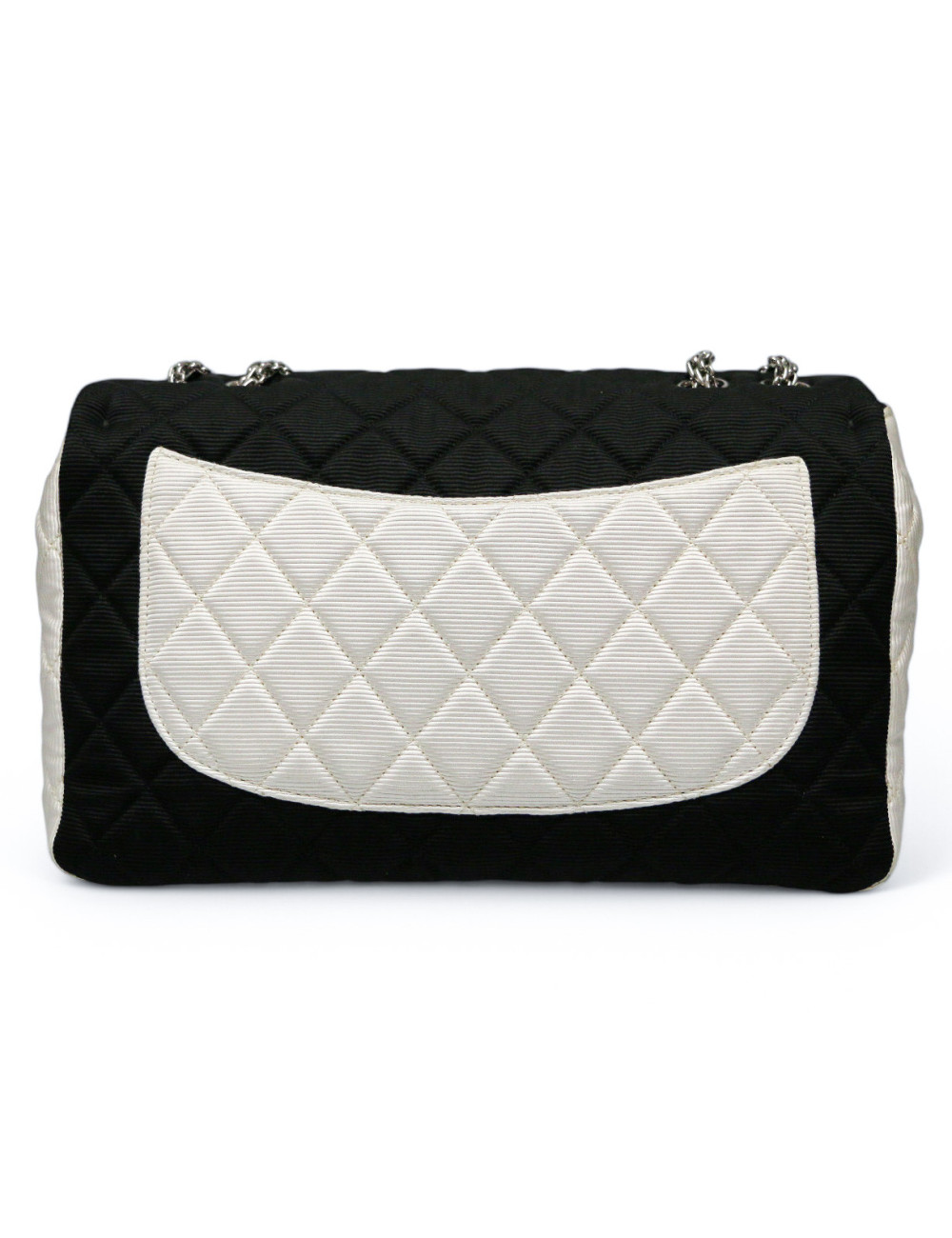 Sac classique 2.55 Chanel noir et blanc, nous livrons dans le monde