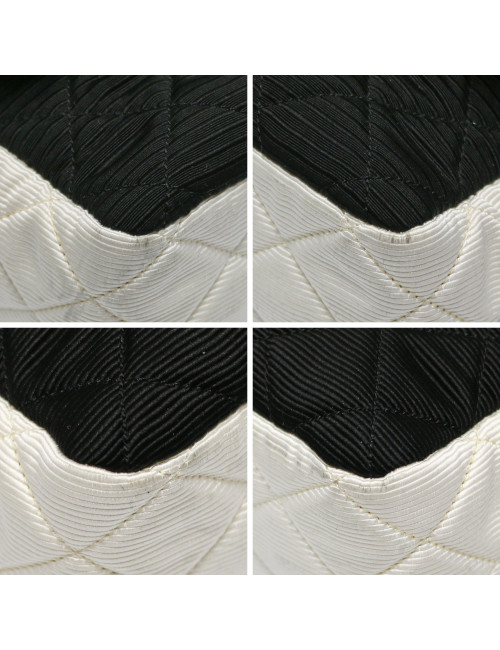 Sac classique 2.55 Chanel noir et blanc, nous livrons dans le monde