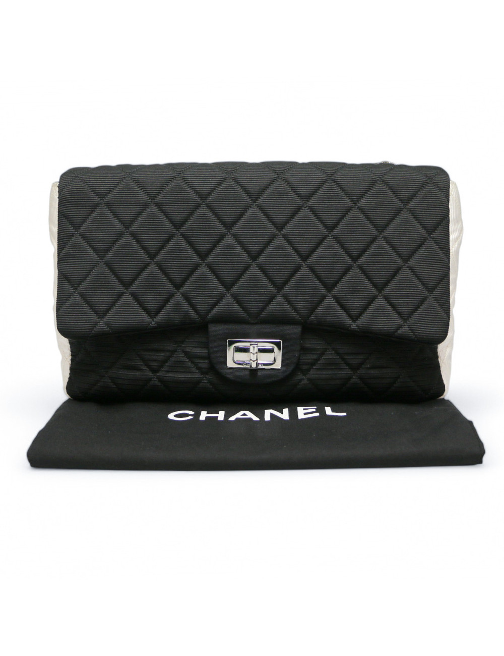 sac 255 chanel noir et blanc