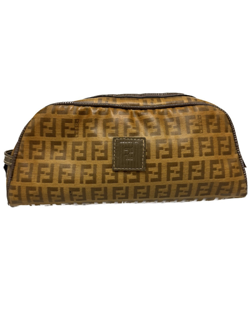 Trousse FENDI toile Zucchino
