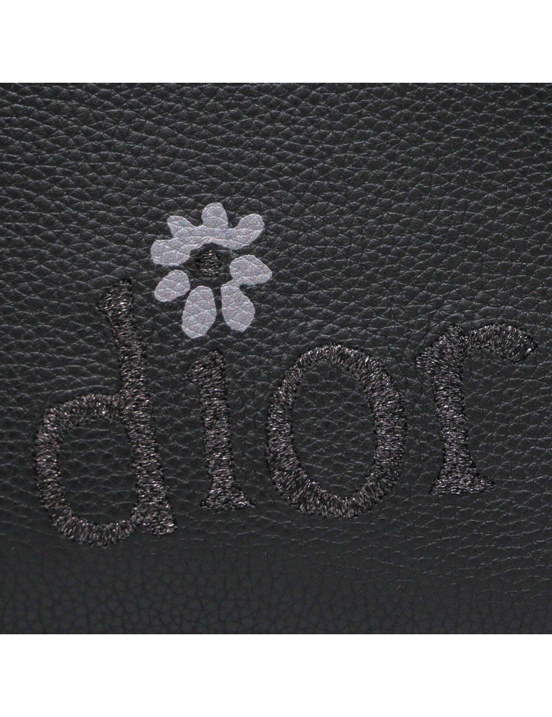 Sac Dior x ERL cuir de veau noir : livré dans son dustbag d'origine