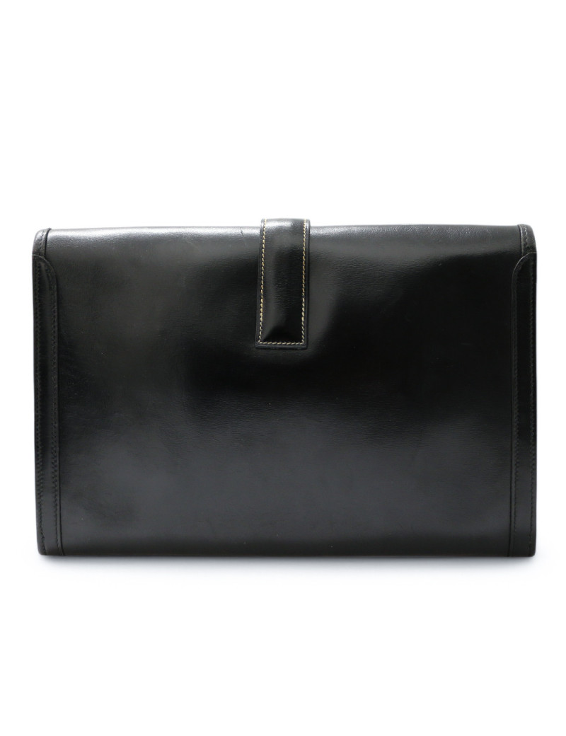 Pochette Jige Hermès noire  : livraison gratuite partout en Europe