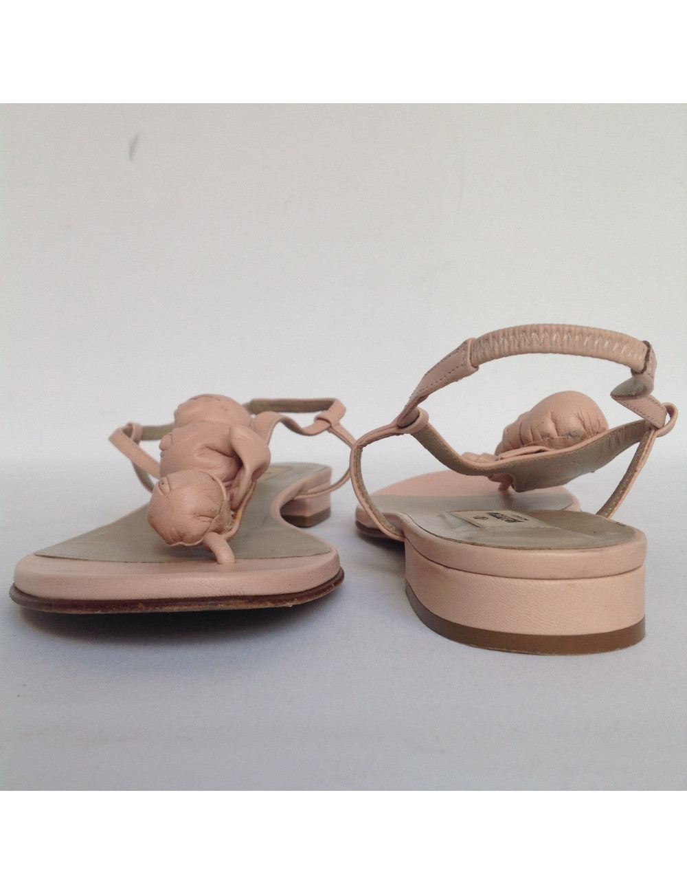 sandales plates VALENTINO T39 roses