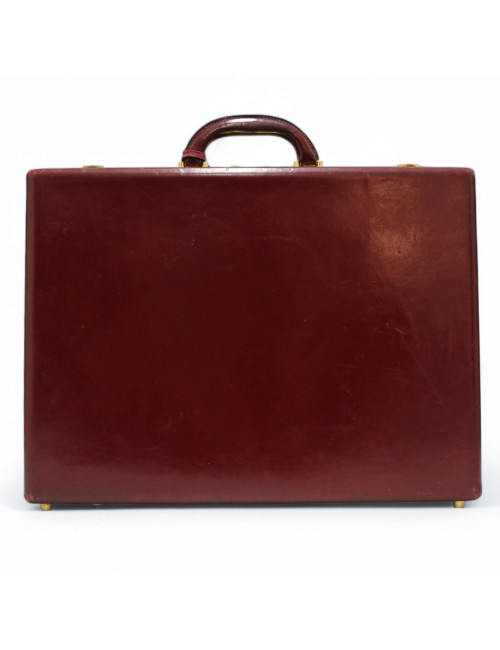 Attaché case Hermès Rouge H vintage : livraison en express possible