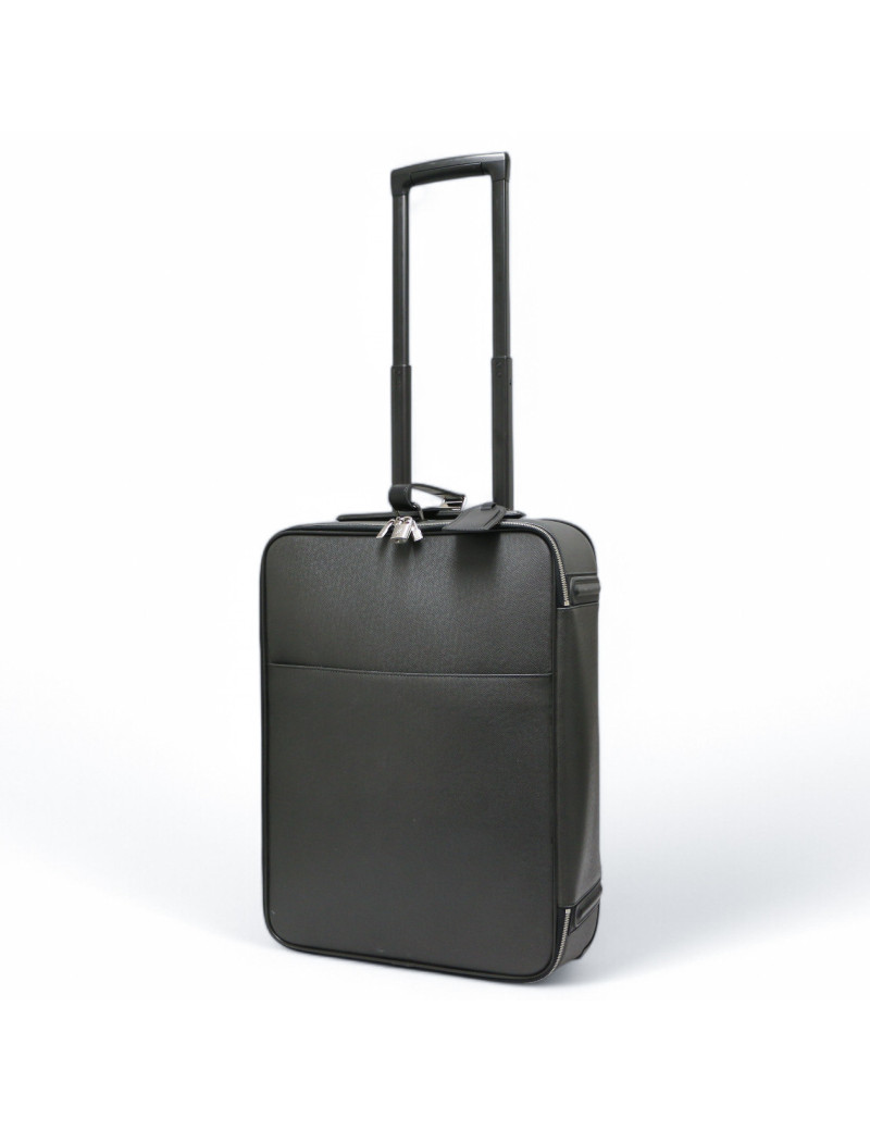 Valise Pégase LOUIS VUITTON cuir Taiga ardoise