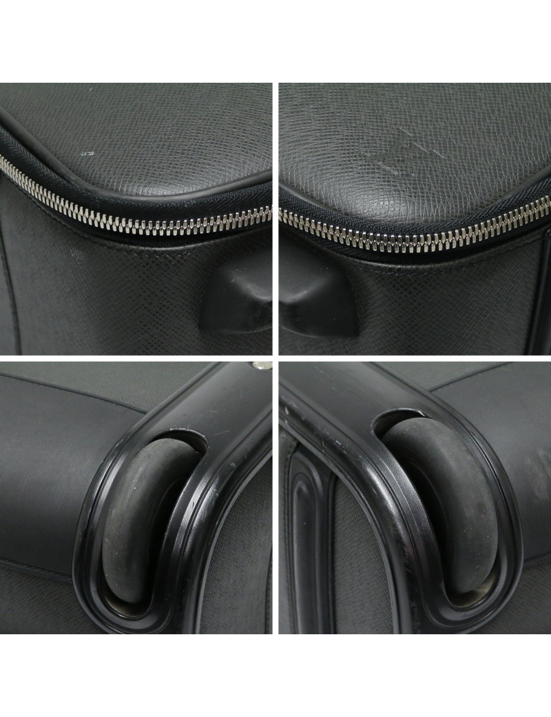 Valise Pégase Louis Vuitton cuir Taiga ardoise :  taille bagage cabine